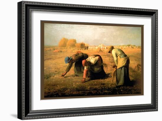 The Gleaners-Jean-Fran?ois Millet-Framed Art Print