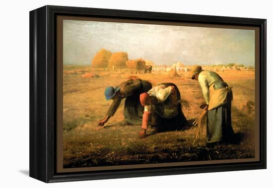 The Gleaners-Jean-Fran?ois Millet-Framed Stretched Canvas