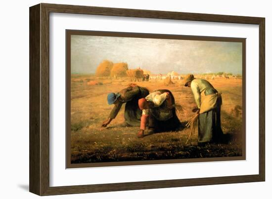 The Gleaners-Jean-François Millet-Framed Art Print