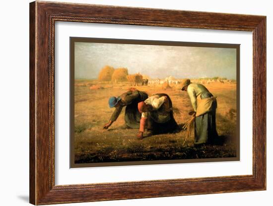 The Gleaners-Jean-François Millet-Framed Art Print