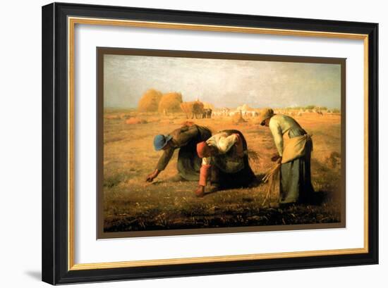 The Gleaners-Jean-François Millet-Framed Art Print