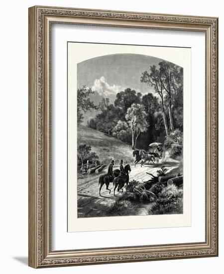 The Glen, Newport-John Douglas Woodward-Framed Premium Giclee Print