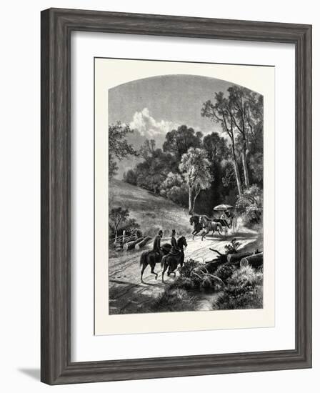 The Glen, Newport-John Douglas Woodward-Framed Premium Giclee Print