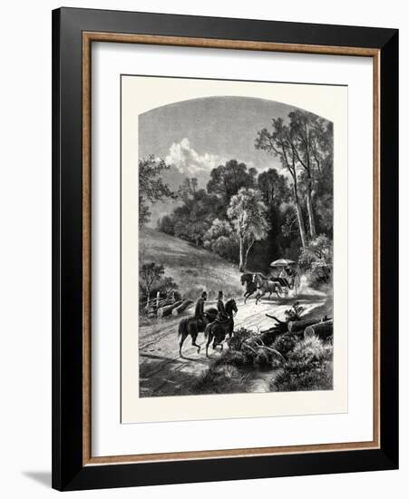 The Glen, Newport-John Douglas Woodward-Framed Premium Giclee Print