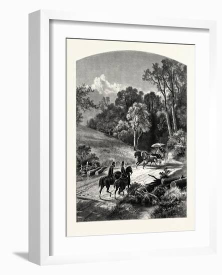 The Glen, Newport-John Douglas Woodward-Framed Premium Giclee Print