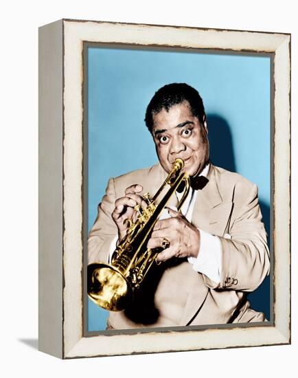 THE GLENN MILLER STORY, Louis Armstrong, 1954-null-Framed Stretched Canvas