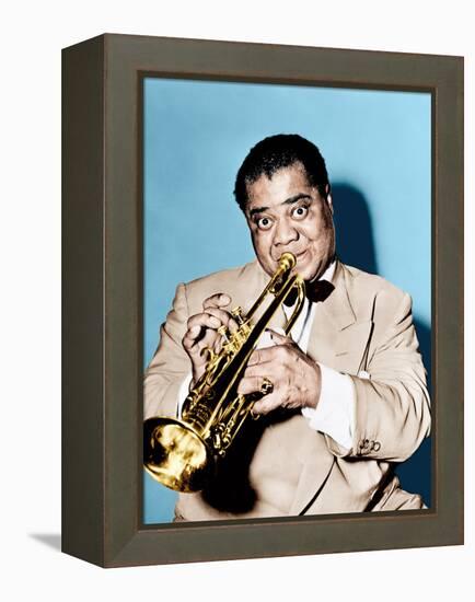 THE GLENN MILLER STORY, Louis Armstrong, 1954-null-Framed Stretched Canvas