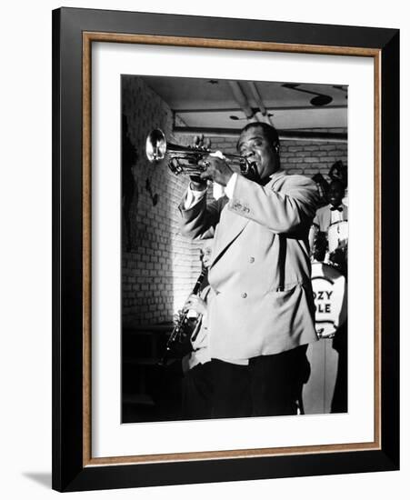 The Glenn Miller Story, Louis Armstrong, 1954-null-Framed Premium Photographic Print