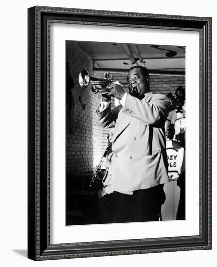 The Glenn Miller Story, Louis Armstrong, 1954-null-Framed Premium Photographic Print