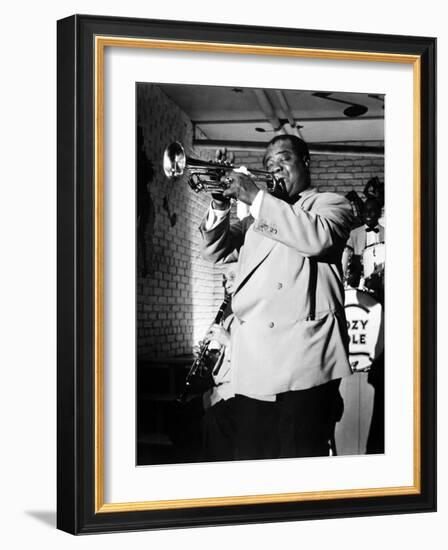 The Glenn Miller Story, Louis Armstrong, 1954-null-Framed Premium Photographic Print