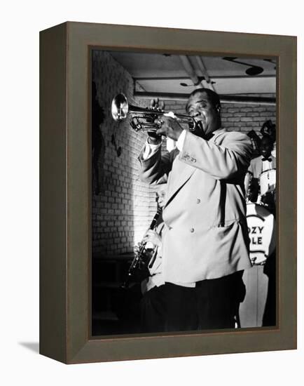 The Glenn Miller Story, Louis Armstrong, 1954-null-Framed Stretched Canvas