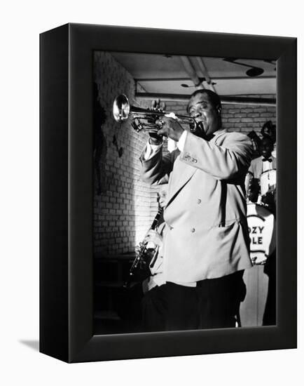 The Glenn Miller Story, Louis Armstrong, 1954-null-Framed Stretched Canvas