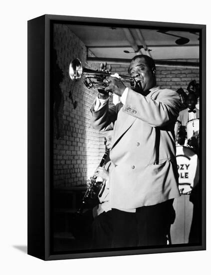 The Glenn Miller Story, Louis Armstrong, 1954-null-Framed Stretched Canvas