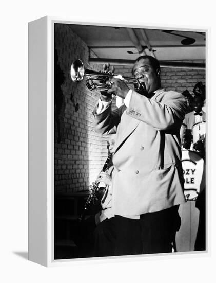 The Glenn Miller Story, Louis Armstrong, 1954-null-Framed Stretched Canvas