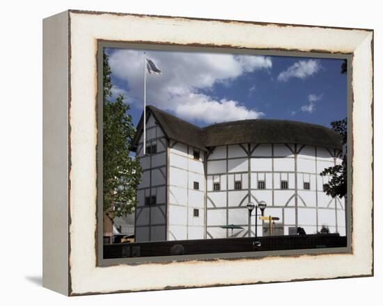 The Globe Theatre, Bankside, London, England, United Kingdom-David Hughes-Framed Premier Image Canvas