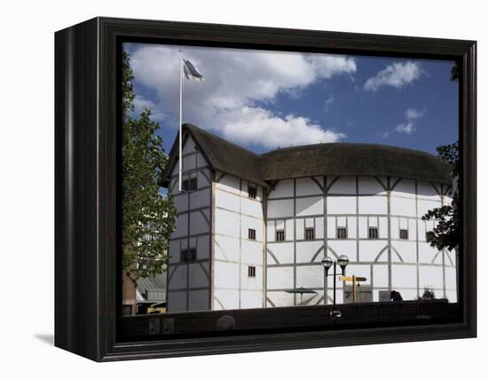 The Globe Theatre, Bankside, London, England, United Kingdom-David Hughes-Framed Premier Image Canvas