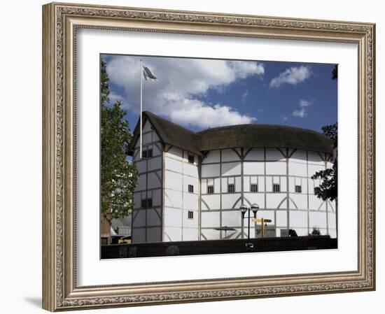 The Globe Theatre, Bankside, London, England, United Kingdom-David Hughes-Framed Photographic Print