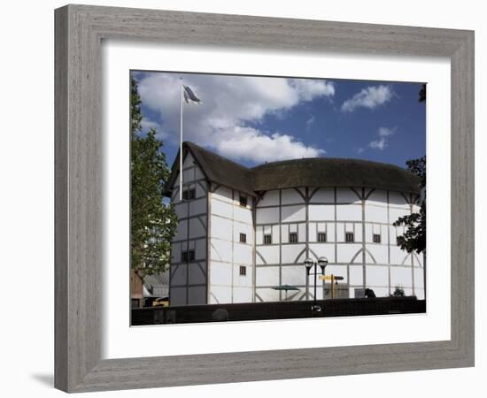 The Globe Theatre, Bankside, London, England, United Kingdom-David Hughes-Framed Photographic Print