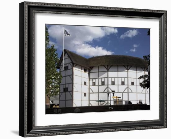 The Globe Theatre, Bankside, London, England, United Kingdom-David Hughes-Framed Photographic Print