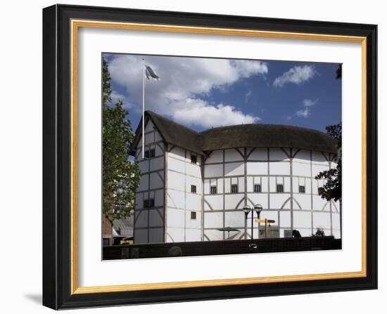 The Globe Theatre, Bankside, London, England, United Kingdom-David Hughes-Framed Photographic Print