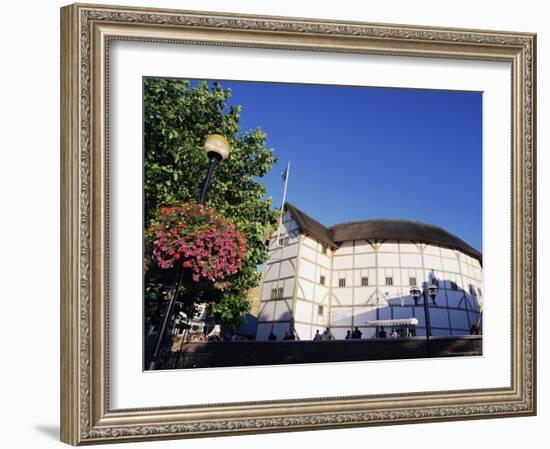 The Globe Theatre, Bankside, London, England, United Kingdom-Mark Mawson-Framed Photographic Print