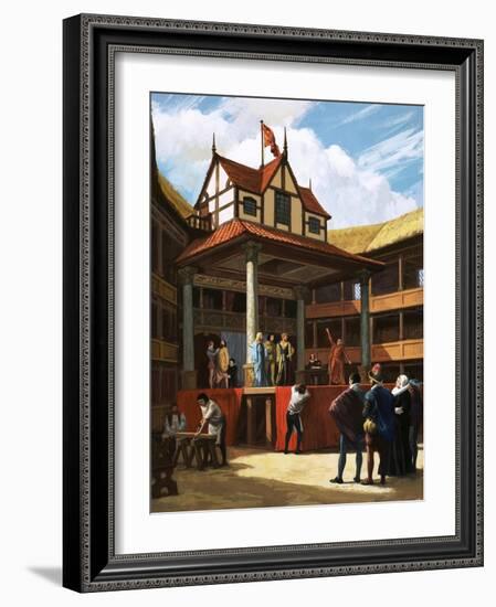 The Globe Theatre-Ralph Bruce-Framed Giclee Print