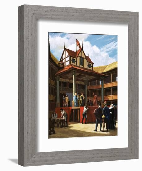 The Globe Theatre-Ralph Bruce-Framed Giclee Print