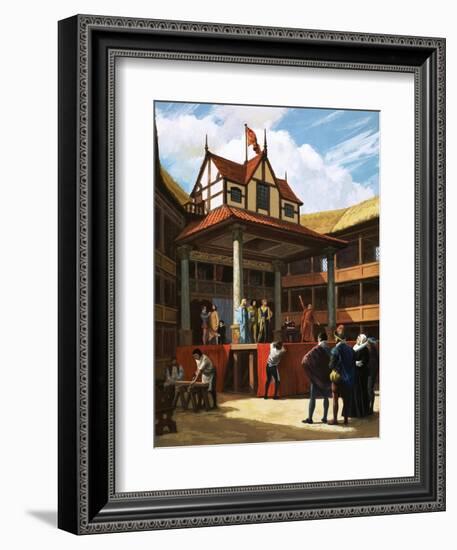 The Globe Theatre-Ralph Bruce-Framed Giclee Print