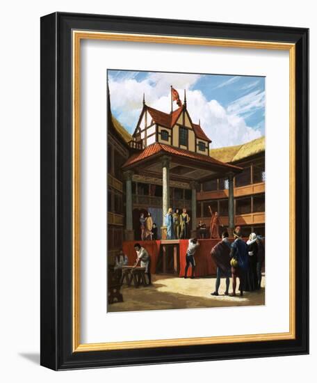 The Globe Theatre-Ralph Bruce-Framed Giclee Print