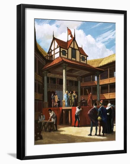 The Globe Theatre-Ralph Bruce-Framed Giclee Print