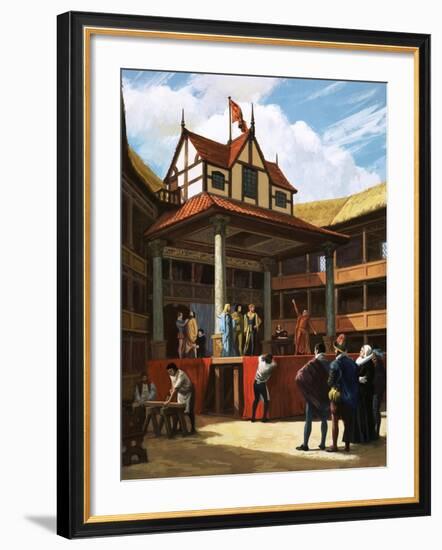 The Globe Theatre-Ralph Bruce-Framed Giclee Print