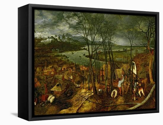 The Gloomy Day, Spring, 1559-Pieter Bruegel the Elder-Framed Premier Image Canvas