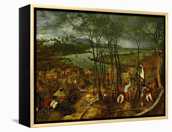 The Gloomy Day, Spring, 1559-Pieter Bruegel the Elder-Framed Premier Image Canvas