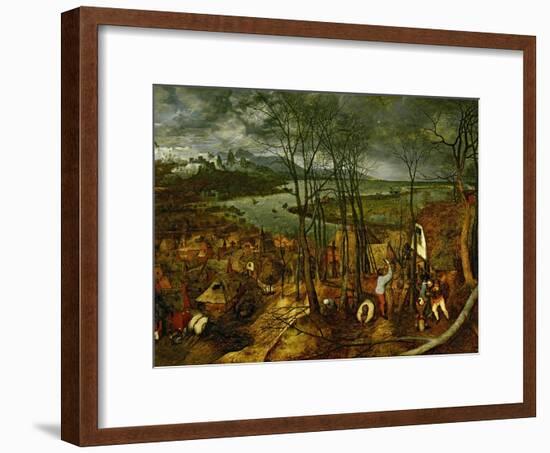 The Gloomy Day, Spring, 1559-Pieter Bruegel the Elder-Framed Giclee Print