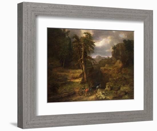 The Gloomy Days of 1776-George Inness, Sr.-Framed Giclee Print