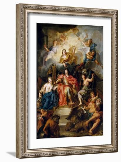 The Glorification of Louis Xiv-Antoine Coypel-Framed Giclee Print