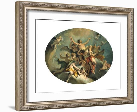 The Glorification of St Sebastian, Late 17Th/Early 18th Century-Sebastiano Ricci-Framed Giclee Print