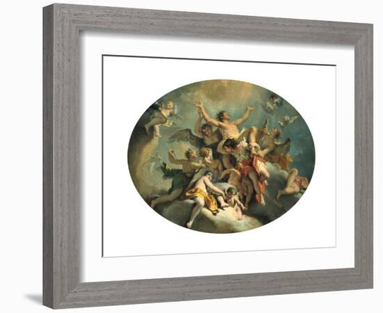 The Glorification of St Sebastian, Late 17Th/Early 18th Century-Sebastiano Ricci-Framed Giclee Print