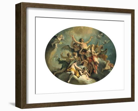 The Glorification of St Sebastian, Late 17Th/Early 18th Century-Sebastiano Ricci-Framed Giclee Print