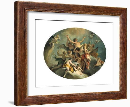 The Glorification of St Sebastian, Late 17Th/Early 18th Century-Sebastiano Ricci-Framed Giclee Print