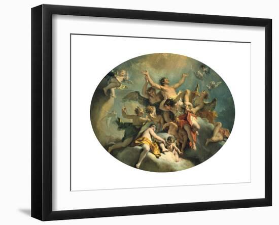 The Glorification of St Sebastian, Late 17Th/Early 18th Century-Sebastiano Ricci-Framed Giclee Print