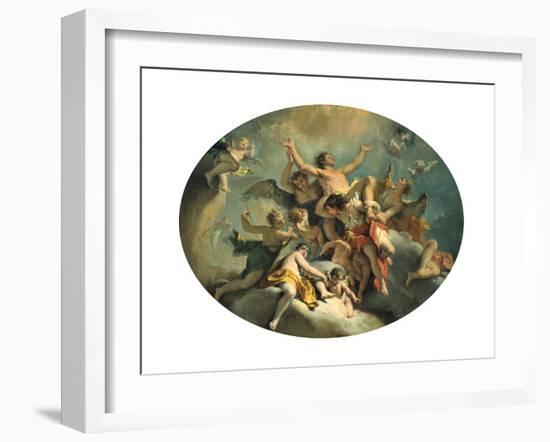 The Glorification of St Sebastian, Late 17Th/Early 18th Century-Sebastiano Ricci-Framed Giclee Print