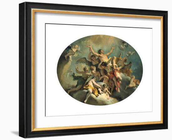 The Glorification of St Sebastian, Late 17Th/Early 18th Century-Sebastiano Ricci-Framed Giclee Print