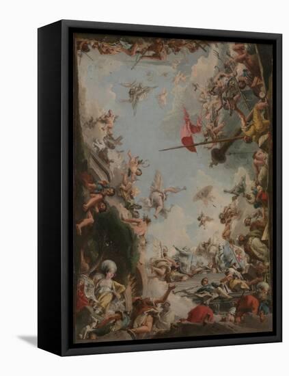 The Glorification of the Giustiniani Family, 1783-Giandomenico Tiepolo-Framed Premier Image Canvas