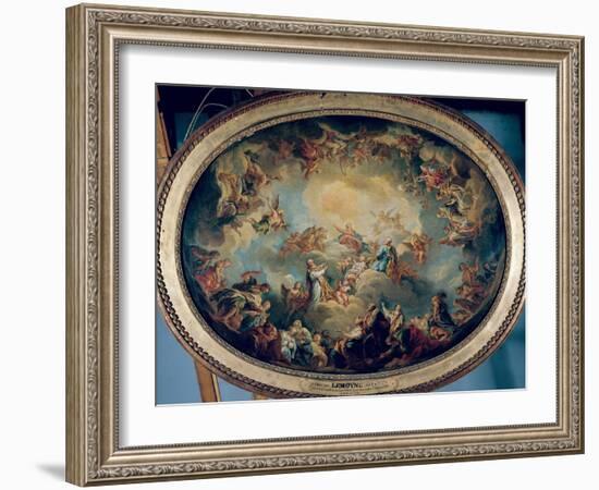 The Glorification of the Virgin, 1731-Francois Lemoyne-Framed Giclee Print