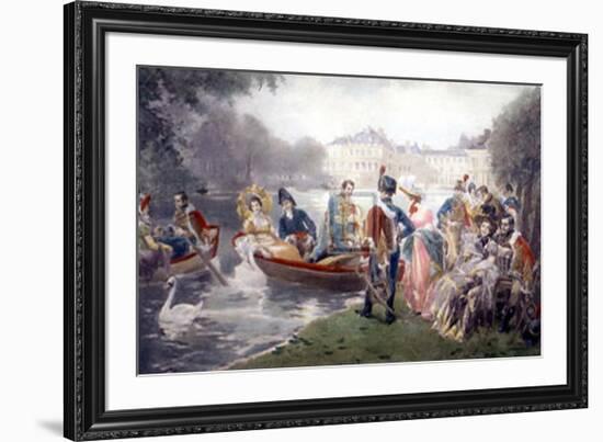 The Glorious Days of Fontainebleau-V^ De Paredes-Framed Art Print