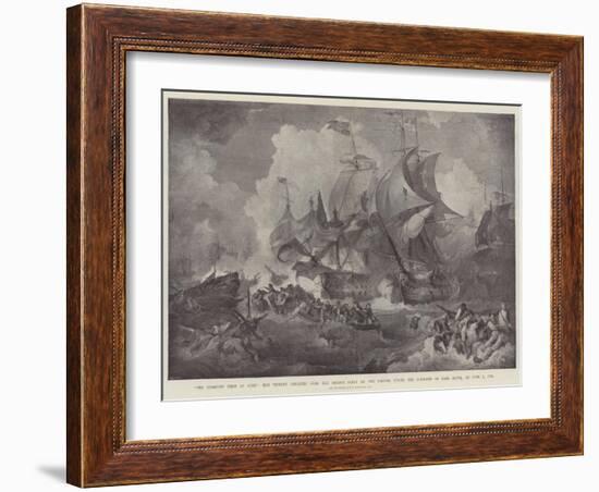 The Glorious First of June-Philippe De Loutherbourg-Framed Giclee Print