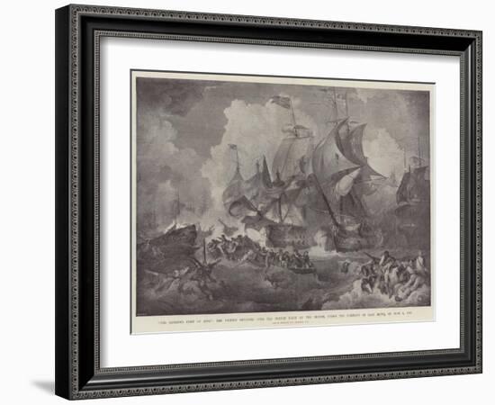 The Glorious First of June-Philippe De Loutherbourg-Framed Giclee Print