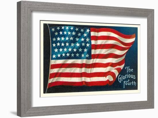 The Glorious Fourth of July, Flag-null-Framed Art Print