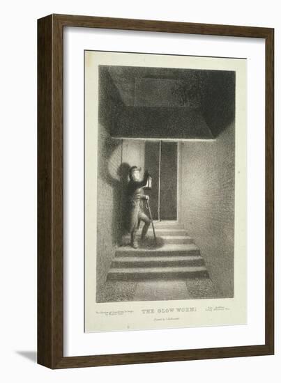The Glow Worm, a Watchman with His Lantern in Lansdown Passage, Westminster, London, C1820-George Hayter-Framed Giclee Print